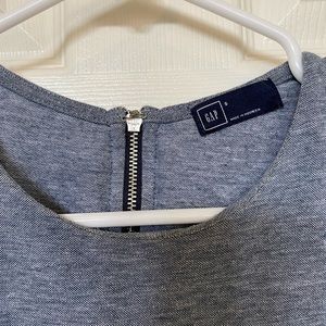 EUC Gap Heathered Blue Jersey Cotton Top Size S